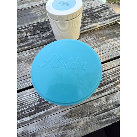 Pair Vintage Aladdin Thermo Jar Model #7000 Thermos Insulated Model #1155 - Picture 5 of 12